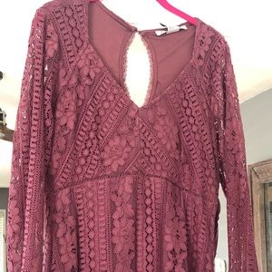 👗 Long Sleeve Lace Dress | American Rag 👗